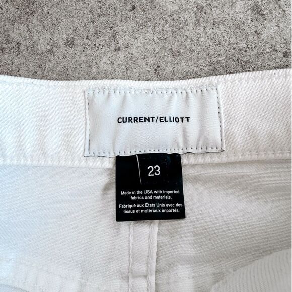 Current/Elliot White Skinny Jean Size 23 - Picture 7 of 8